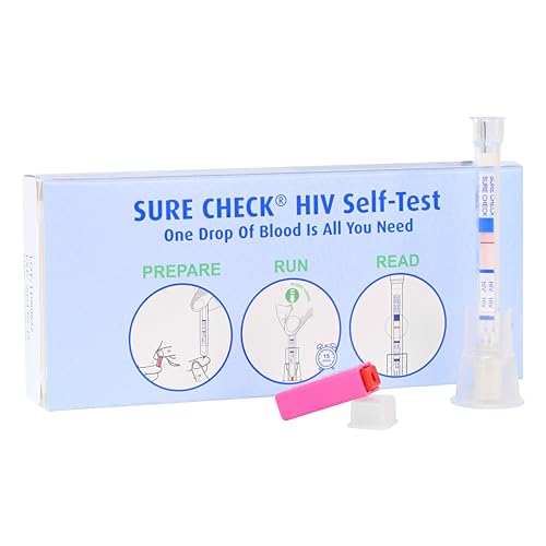 SURE CHECK HIV Test – Home Test Kit 99.9% accurate, result in minutes – CE Marked