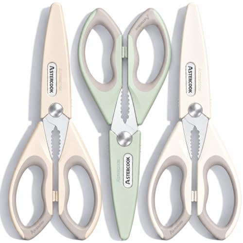 Kitchen Scissors, 3-Pack Heavy Duty All-Purpose Kitchen Shears - image 1