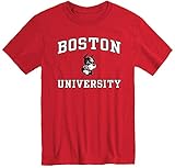 Barnesmith Boston University BU Terriers Short-Sleeve T-Shirt, Spirit, Red, Large