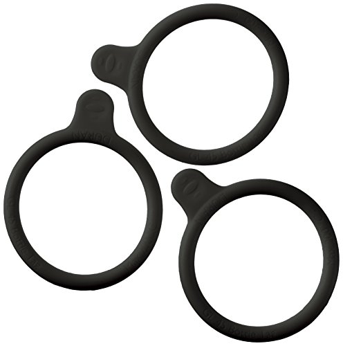 Bottle Tag, F/GL 45 DURAN Media Bottles, Black Silicone