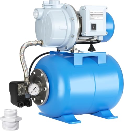 FOTING 1.5HP Shallow Well Pump w/Pressure Tank by FOTING - Used condition - US$145.14