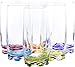 Vibrant Splash Water/Beverage Highball Glasses, 13.25 Ounce - Set of 6
