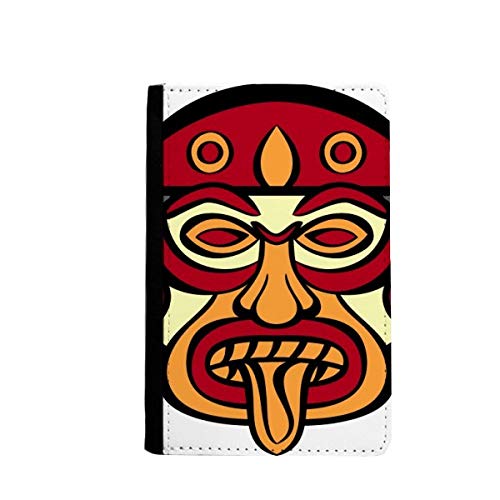 Étui de voyage pour passeport d'art abstrait motif totem aux finitions haut de gamme