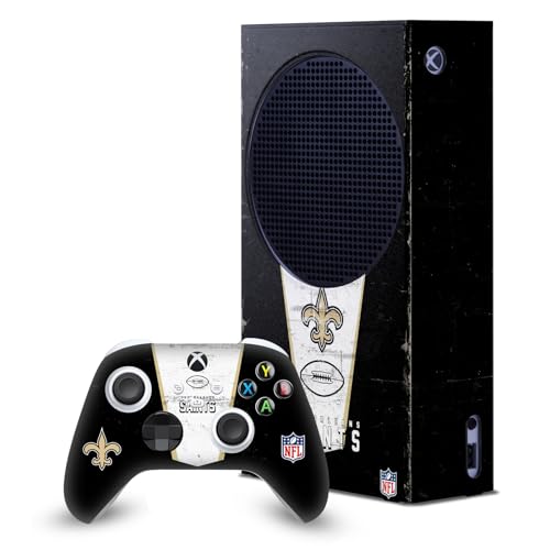 Skin Xbox Series S NFL Saints pour des soirées gaming intenses