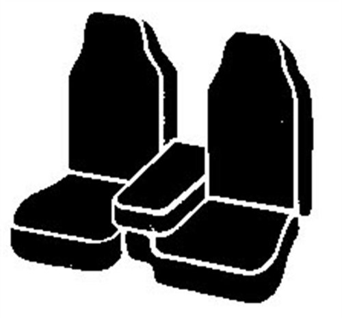 Fia Oe37-6 Charcoal Custom Fit Front Seat Cover Split Seat 60/40 - Tweed, (Charcoal) #TOP4