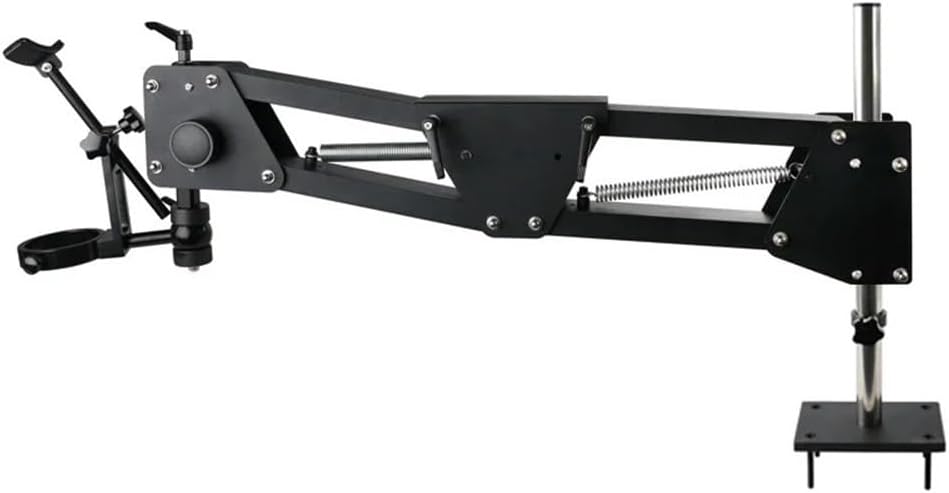 Lab Microscope Replacement Parts Adjustable Extension Type Trinocular Binocular Stereo Microscope Spring Stand Holder Bracket Base