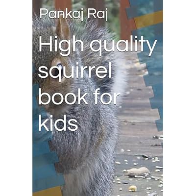 High quality squirrel book for kids