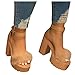 Women's Slip on Heeled Sandals Platform Sandals Block Heel Sandals Peep Toe Beach Summer Outdoor Sandals Dressy Sandals Casual, Casual Summer High Heels Wedge Sandals Strappy Open Toe Wedge Sandals