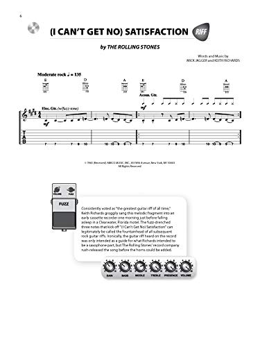 The Greatest Rock Guitar Riffs: Guitar Tab, Book & Dvd-Rom #TOP5