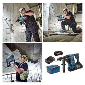 ボッシュ GBH36V-PLUS フルセット（4.0Ahバッテリー×2、充電器、ケース