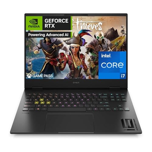 OMEN 16-u1000sl Notebook, Intel Core i7-14700HX, 16GB RAM DDR5, 1TB SSD PCIe NVMe, Display 16" 2K QHD 240Hz IPS, RTX 4060 8GB GDDR6, 3 Mesi di PC Game Pass Incluso, Windows 11, Nero