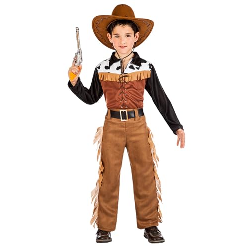 Boland - Kinderkostüm Cowboy, 3-teilig, Faschingskostüm für...
