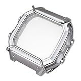Kolexchi ステンレススチールウォッチケース&バンパー カシオAE-1200対応 メンズショックアブソーバーバー付きメタルベゼル AE1200WHD AE-1200WH用Modキット (シルバーケース+シルバーバンパー)