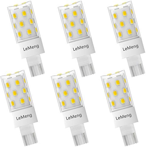 50watt T10 Wedge Base 921 LED Light Bulb 5W 500lm 6000K Daylight White 12VAC/DC for Outdoor Landscape Path, RV Camper Trailer Motorhome Marine Boat Lighting-6 Pack