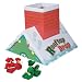Christmas Bean Bag Toss Drop Game (8 piece set includes 6 bags) Looks like a roof top chimney to deliver toy bags