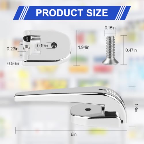 Door Handle Compatible with Frigidaire EFR751, 2 Pack by ousted - Image 3