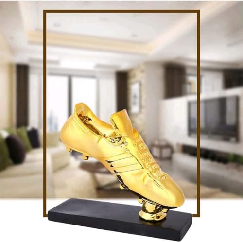 Troféu Chuteira de Ouro de Futebol Campeão Artilheiro Troféu Liga Prêmio Mais Forte Coleção de Fãs L