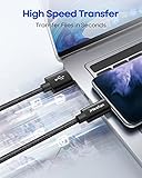 CLEEFUN 5m Extra Long USB C Cable,16ft Durable USB-A to Type-C Fast Charging Nylon Charger Lead for Samsung Galaxy S20 S21 S10 S9 S8 Note 20 10 + Ultra,Pixel,Switch,other USB-C SmartPhones Tablet - Image 4