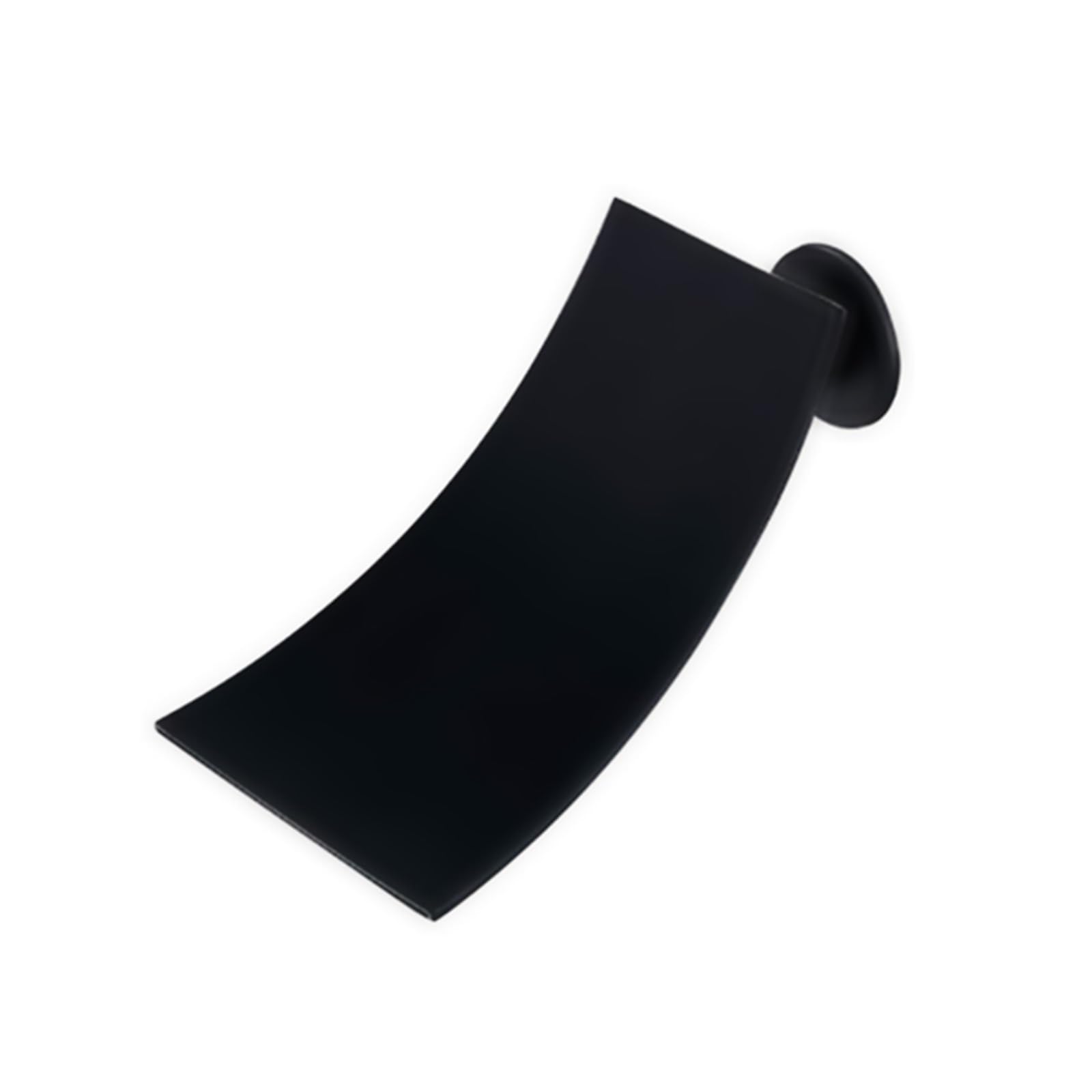 Bec cascade noir pour baignoire murale laiton fini anti-calcaire et jet fluide