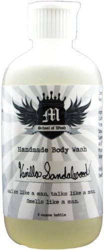 Natural Hair & Body Wash for Men Tobacco & Tonka - 2 Oz - Organic Shower Gel for Men - Homemade Bath and Shower Gel - Paraben Free - Handmade Scented Body Wash - Natural Skin Care for Men Body Wash - Homemade Shower Gel for Men - School of Wash (Sow)