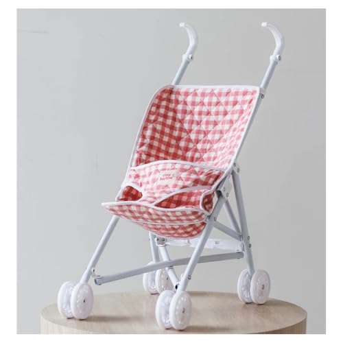 Cochecito de caña Tiny Harlow carrito de muñecas madera de ratán artesanal 2