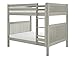 Camaflexi Bunk Bed Mission Headboard , Full, Grey Finish