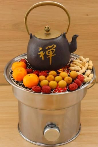 卓上バーベキューコンロ 網付き 火消し壺 軽量コンパクト設計 焦げ付き防止 ステンレス製 炭火バーベキューグリル 無煙お手入れが簡単