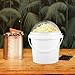 AUTSUPPL 5Pcs Popcorn Buckets with Lids and Handles Versatile Ice Cream Snack and Food Storage Containers Home Cinema and Retail Use Plastic Design