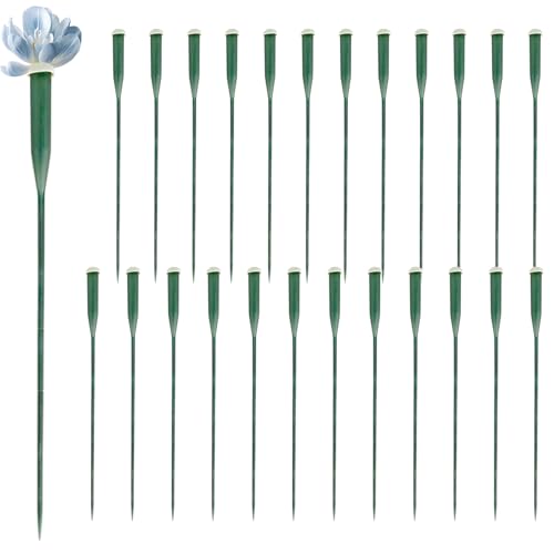 Tubos de flores, 25 tubos florales para flores frescas, material de PVC, protección de la hidratación, suministros de riego reutilizables para propagación de jardín, mantenimiento, peonía, ramo de