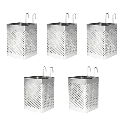 Cesta de secado de acero inoxidable y escurridor de vajilla para cubiertos 2