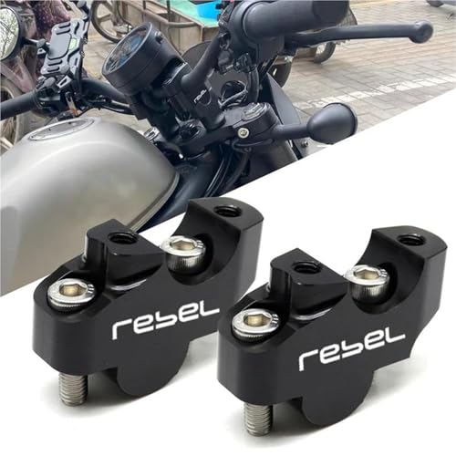 Guidon riser Rebel CMX1100 adaptateur rehausseur de guidon moto CNC clamp 2021 2022 - 3