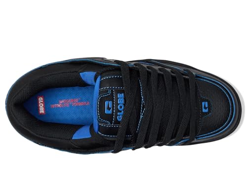 Image of Globe Men's Fusion, Black /Blue /Mosaic, 7, Medium