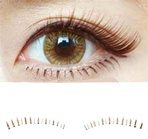 Dorisue Bottom lashes Natural Lower lashes Bottom eyelashes Black or Brown Eyelashes natural look face lashes set 10 Pairs lashes pack