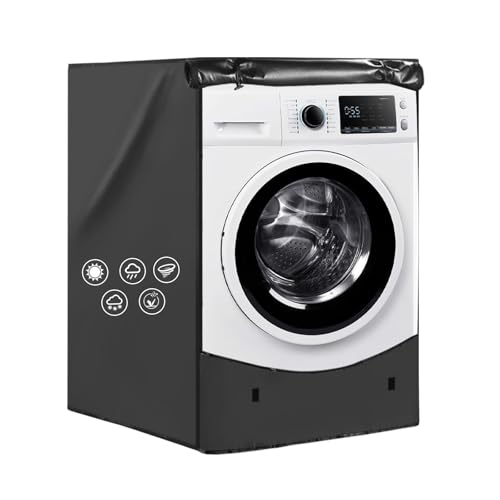 CONFUTURY Washing Machine Cover for Front-Loading, Heavy Duty 420D Oxford, Waterproof, Universal Fit