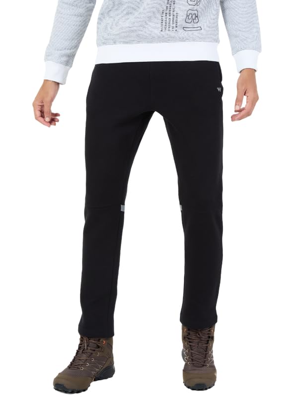 Image of Wildcraft Men Regular Mid Rise Cotton Blend Pants | Trousers |