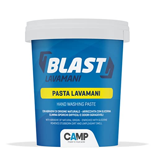 Camp BLAST Pasta Lavamanos con Abrasivos Maturales, con Aroma a Limón, 1000 ml