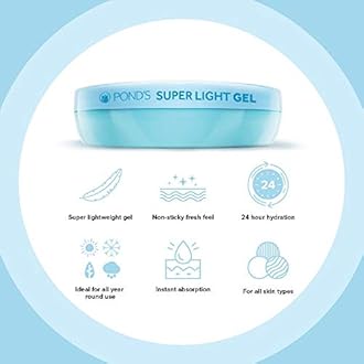 Pond's Super Light Gel Moisturiser, Oil-Free Moisturiser, 25g