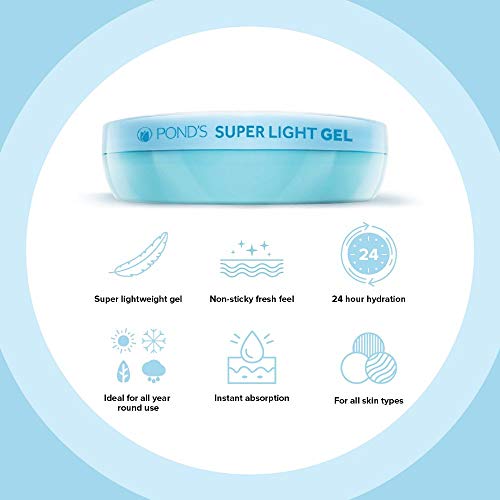 Pond's Super Light Gel Moisturiser, Oil-Free Moisturiser, 25g