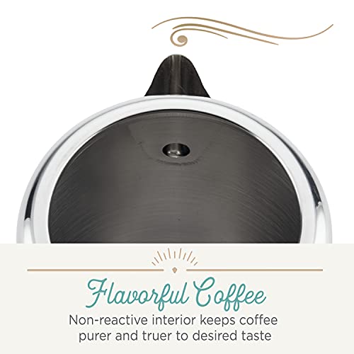 Farberware 47053 Classic Edelstahl Yosemite 12 Tassen Kaffee Perkolator 12 Tassen Kaffeemaschine silber – Bild 5