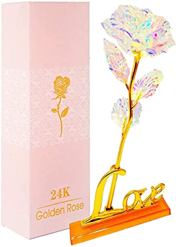 Showlovein Valentins Geschenk Blumen Muttertagsgeschenk Ewige Rose mit Box für Frauen Hochzeit Geburtstag Deko Cover