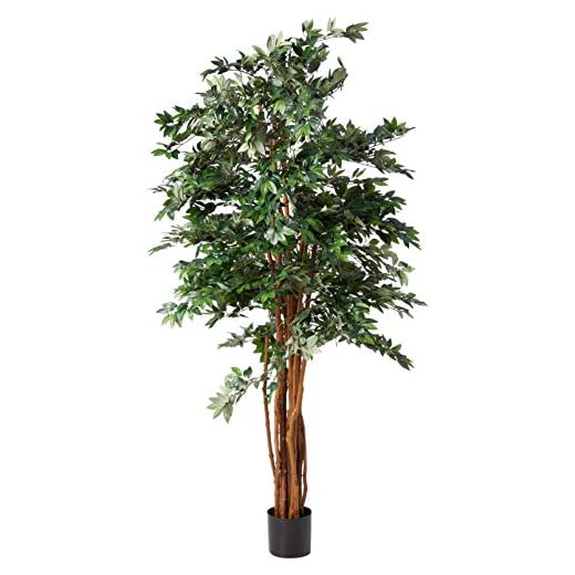 Nearly Natural Lychee Silk Tree, 7.5'