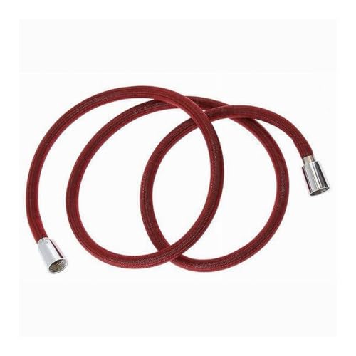 OISE ART STORE Trade Shop - Tubo Doccia Flessibile 1.8 Metri Rosso 180cm Laccio Bagno per Doccetta Box 87282 -