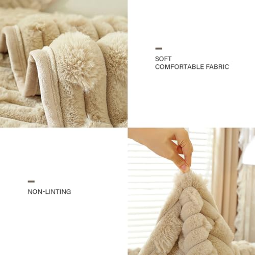Funda de sofá felpa protectora universal antideslizante para sofá modular o seccional khaki 4