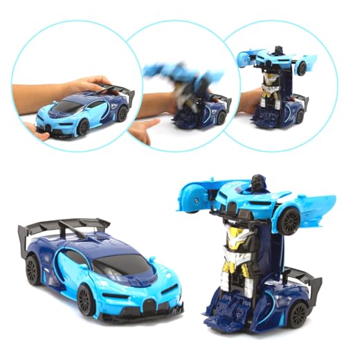 Veículo Controle Remoto Carro Robô Azul Car502 ...