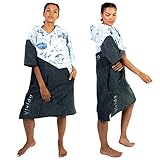 wassersport shop EINFACHE HANDHABUNG: Haltbar, Waschmaschinen-fest und anpassungsfähig für jedes Abenteuer, dass du dir vorstellen kannst. Das Vivida Poncho handtuch ist unisex und in verschiedenen Styles verfügar. Es kommt in verschiedenen Größen für Babies (0-3 Jahre), Kinder (6-11 Jahre) und Erwachsene (Small/Medium und Medium/Large).