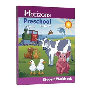 Paperback Horizons-Preschool For Threes Student Workbook [Paperback] [Jan 01, 2013] Preschool [Paperback] Preschool Book