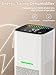 Dehumidifier, 60 OZ Water Tank, Dehumidifiers for Home, 500 sq. ft. Dehumidifier for Basement Bathroom Bedroom with Auto Shut Off, 7 Colors LED Light, Quiet Dehumidifiers with Sleep Mode (White)