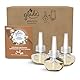 Glade (Brise) Electric Scented Oil Nachfüller, elektrischer Raumduft mit Duftöl, Sensual Sandalwood & Jasmine, 3er Pack (3 x 20 ml)