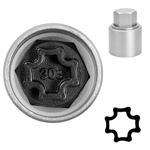 Image of 303 Wheel Locking Nut Key for Mercedes Benz, Lug Nut Removal Tool