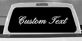 40" Custom Text Sticker Windshield Decal Window Rear Car Truck